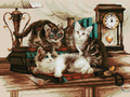 Kittens Cross Stitch Pattern (PDF + XSD)