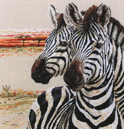 Zebras Cross Stitch Pattern (PDF + XSD)