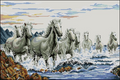 Horses Cross Stitch Pattern (PDF + XSD)