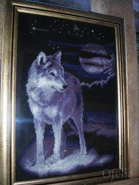 Wolf Cross Stitch Pattern (PDF + XSD)