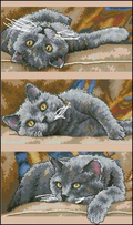 Kitten Cross Stitch Pattern (PDF + XSD)