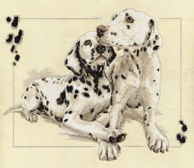 Dalmatians Cross Stitch Pattern (PDF + XSD)