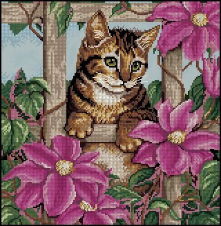 Kitten Cross Stitch Pattern (PDF + XSD)
