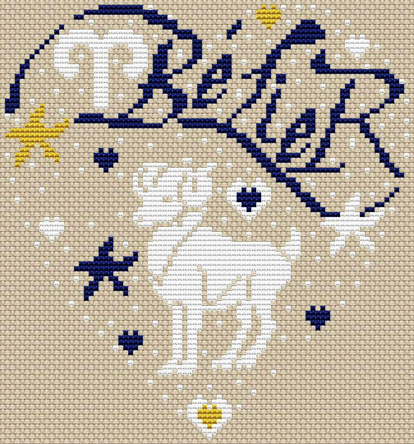 Aries Cross Stitch Pattern (PDF + XSD)