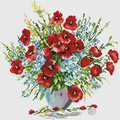 Poppies Cross Stitch Pattern (PDF + XSD)