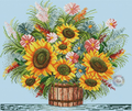 Sunflowers Cross Stitch Pattern (PDF + XSD)