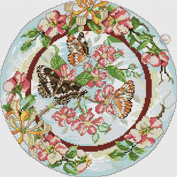 Butterflies Cross Stitch Pattern (PDF + XSD)