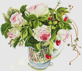 Roses Cross Stitch Pattern (PDF + XSD)