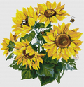 Magical Sunflowers Cross Stitch Pattern (PDF + XSD)