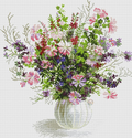 Field Bouquet Cross Stitch Pattern (PDF + XSD)