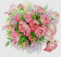 Wild Roses Cross Stitch Pattern (PDF + XSD)