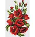 Poppy Field Cross Stitch Pattern (PDF + XSD)