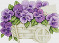 Violets Cross Stitch Pattern (PDF + XSD)