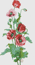 Blooming Poppies Cross Stitch Pattern (PDF + XSD)