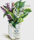 Lilies of the Valley Cross Stitch Pattern (PDF + XSD)