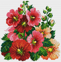 Malva Cross Stitch Pattern (PDF + XSD)