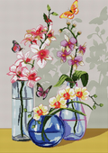 Exotic Orchids Cross Stitch Pattern (PDF + XSD)