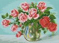 Garden Roses Cross Stitch Pattern (PDF + XSD)