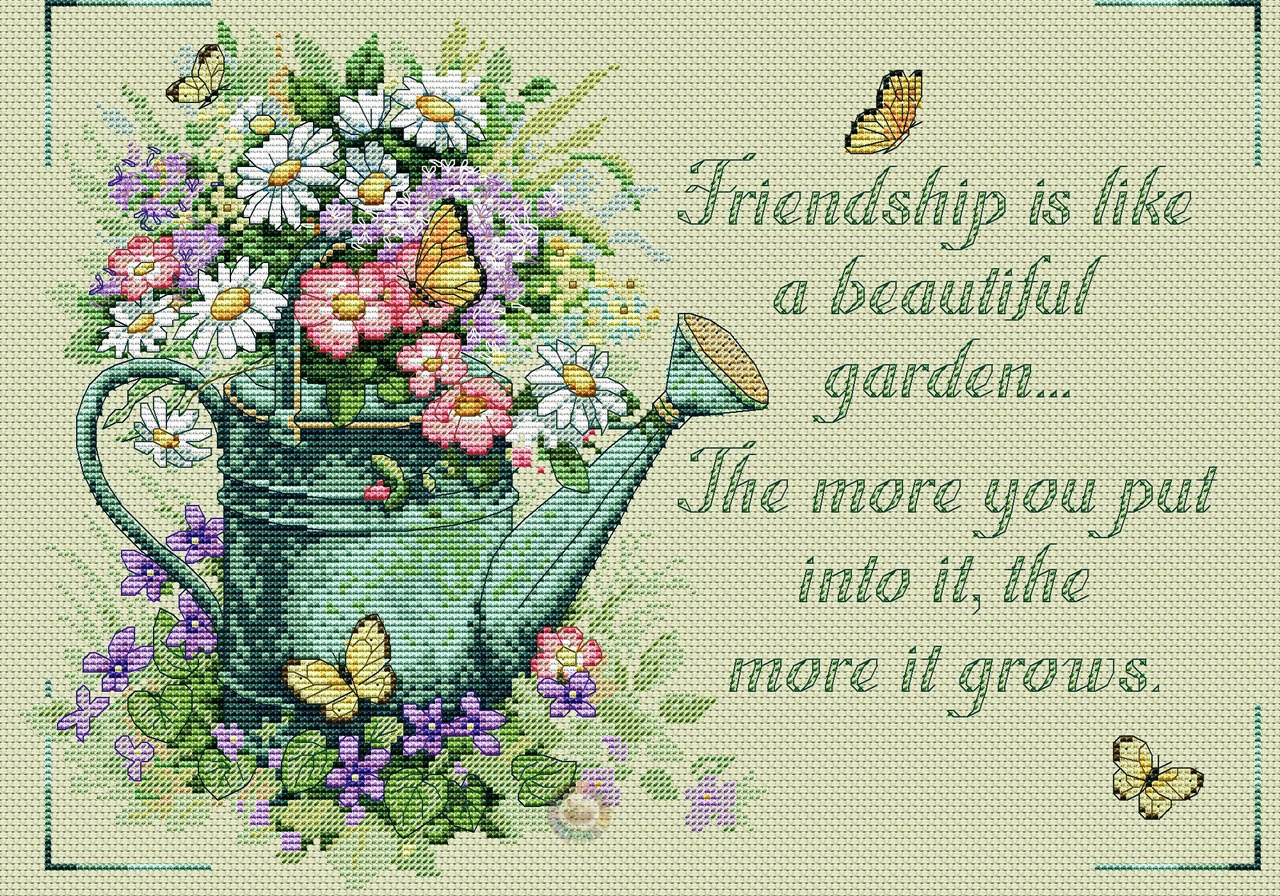 Wild Flower Bouquet Cross Stitch Pattern (PDF + XSD)