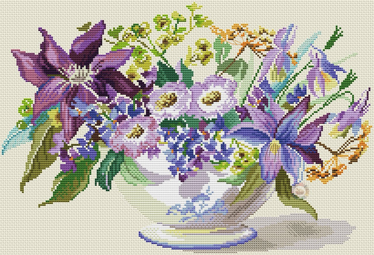 Bright Day Cross Stitch Pattern (PDF + XSD)