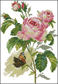 Velvet Roses Cross Stitch Pattern (PDF + XSD)