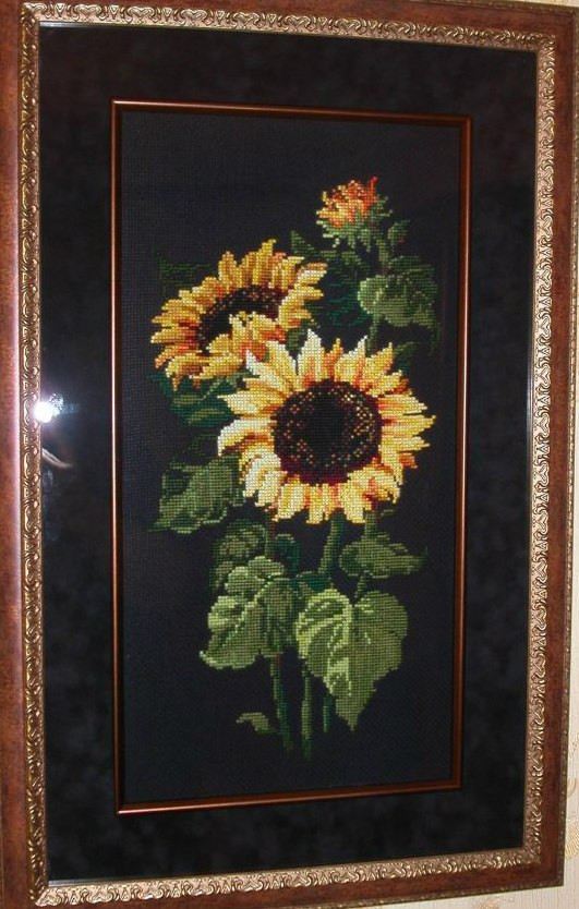 Summer Sunflowers Cross Stitch Pattern (PDF + XSD)