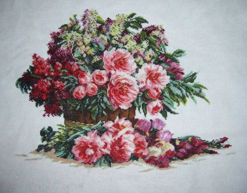 Garden Flowers Cross Stitch Pattern (PDF + XSD)