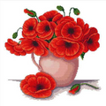 Poppy Garden Cross Stitch Pattern (PDF + XSD)