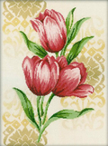 Red Tulips Cross Stitch Pattern (PDF + XSD)