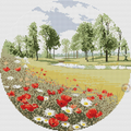 Summer Meadow Cross Stitch Pattern (PDF + XSD)