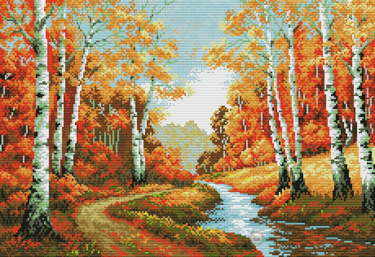 Golden Grove Cross Stitch Pattern (PDF + XSD)