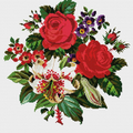 Romantic Roses Cross Stitch Pattern (PDF + XSD)