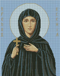 Venerable Xenia Cross Stitch Pattern (PDF + XSD)