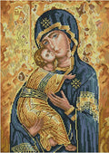 Icon of the Vladimir Mother of God Cross Stitch Pattern (PDF + XSD)