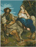 Flight into Egypt Cross Stitch Pattern (PDF + XSD)