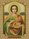 Saint Panteleimon — Icon Cross Stitch Pattern (PDF + XSD)