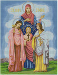 Icon Sophia, Faith, Hope and Love Cross Stitch Pattern (PDF + XSD)