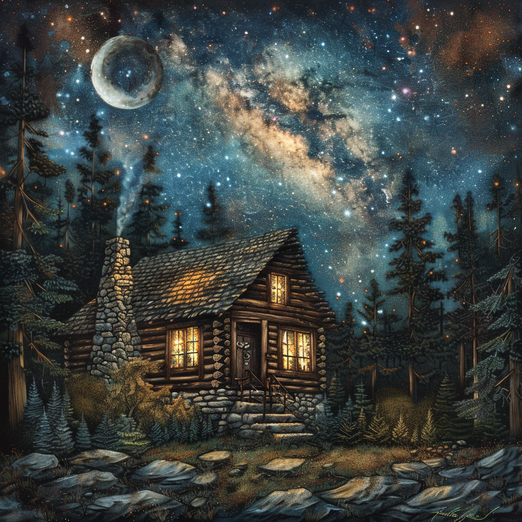 A Fairy Tale of the Starry Forest Cross Stitch Pattern (PDF + XSD)