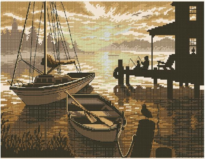 Morning Cross Stitch Pattern (PDF + XSD)