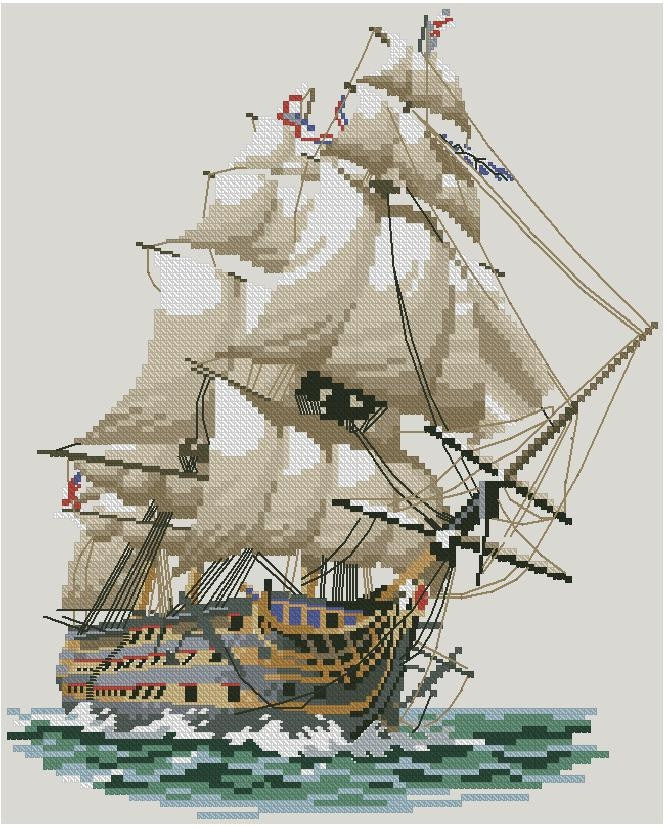 Victory Cross Stitch Pattern (PDF + XSD)