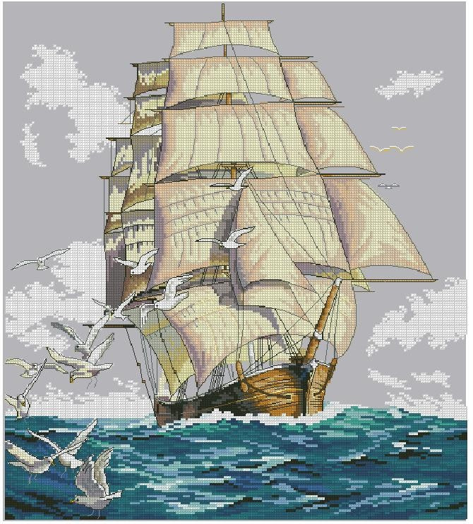On adventures Cross Stitch Pattern (PDF + XSD)
