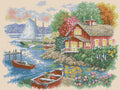 By the lake Cross Stitch Pattern (PDF + XSD)