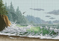 Wave Cross Stitch Pattern (PDF + XSD)