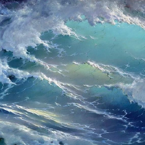 Wave into the abyss Cross Stitch Pattern (PDF + XSD)