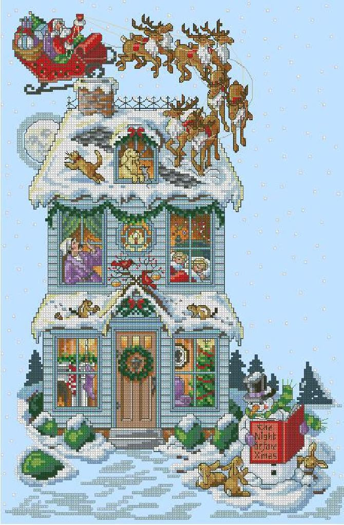 Christmas Cross Stitch Pattern (PDF + XSD)