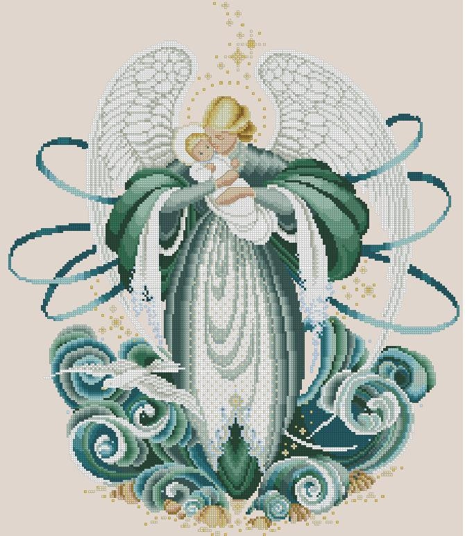 Angel Cross Stitch Pattern (PDF + XSD)