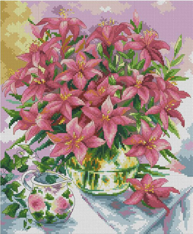 Wonderful Garden Cross Stitch Pattern (PDF + XSD)
