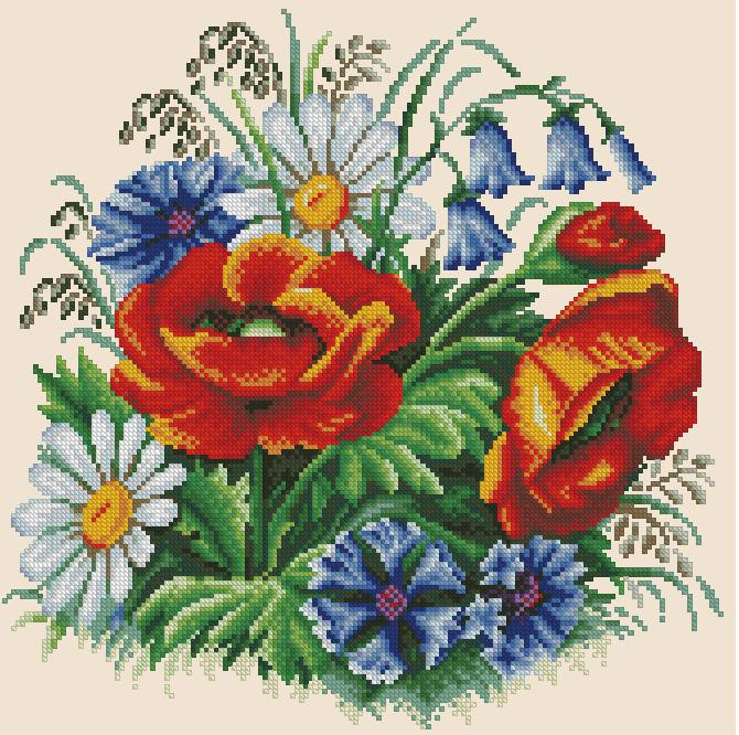 Breath of the Field Cross Stitch Pattern (PDF + XSD)