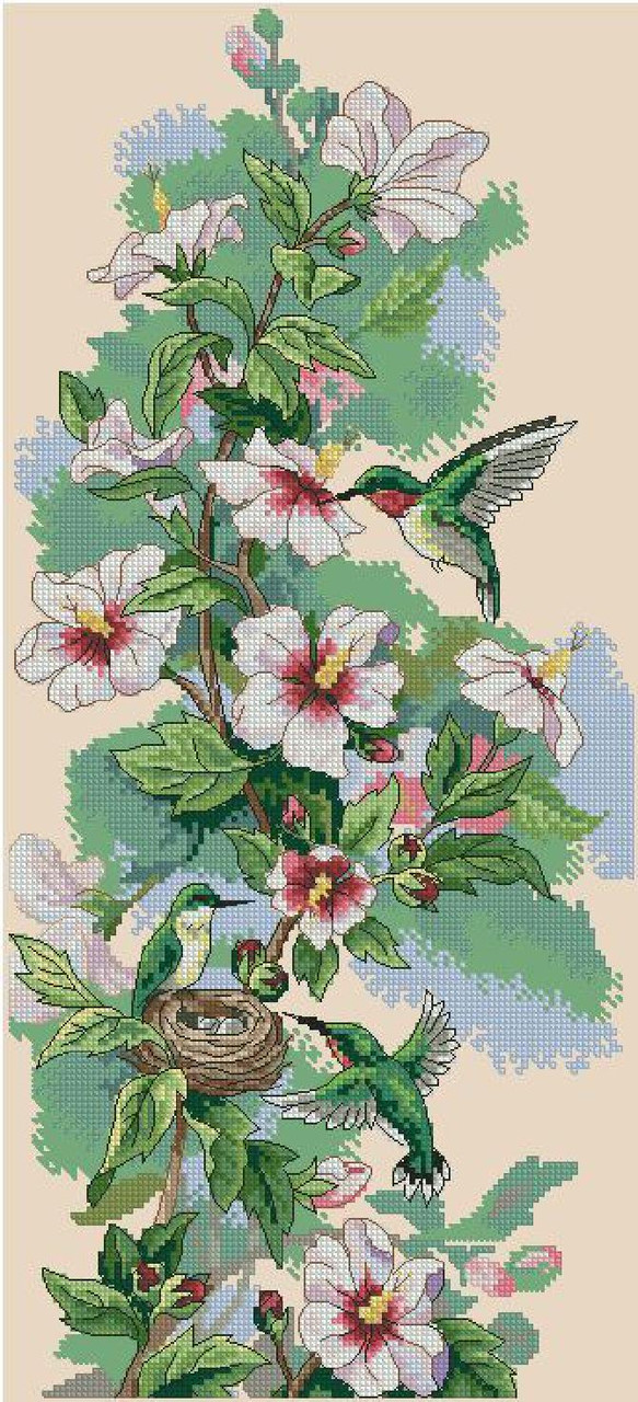 Garden Paradise Cross Stitch Pattern (PDF + XSD)