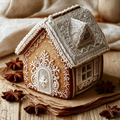 Warm memories. Gingerbread house Cross Stitch Pattern (PDF + XSD)